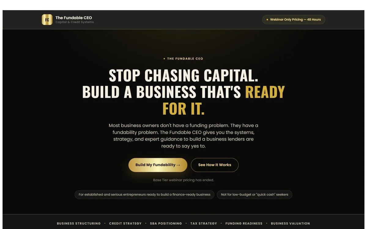 The Fundable CEO