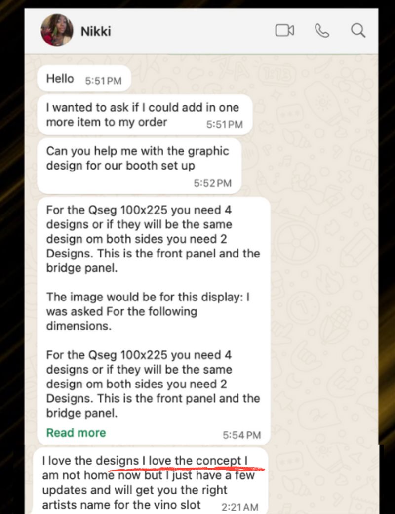Client reply